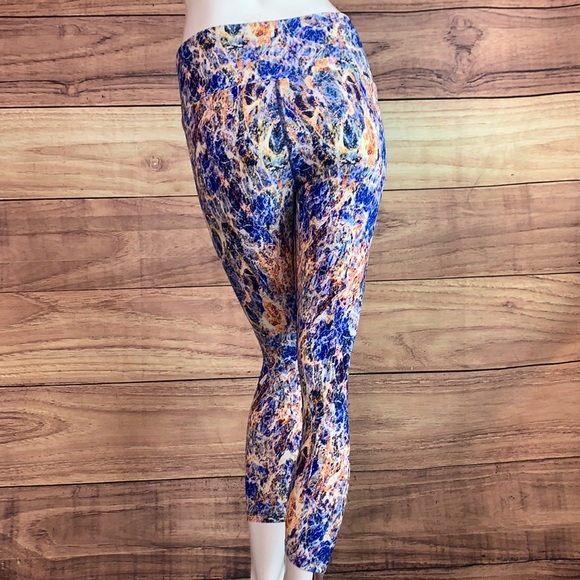 FUSED HAWAII HANDMADE LELE LEGGING WORKOUT BOTTOMS MIGHTY OCEAN WATER PANT SZ XL - Picture 11 of 13
